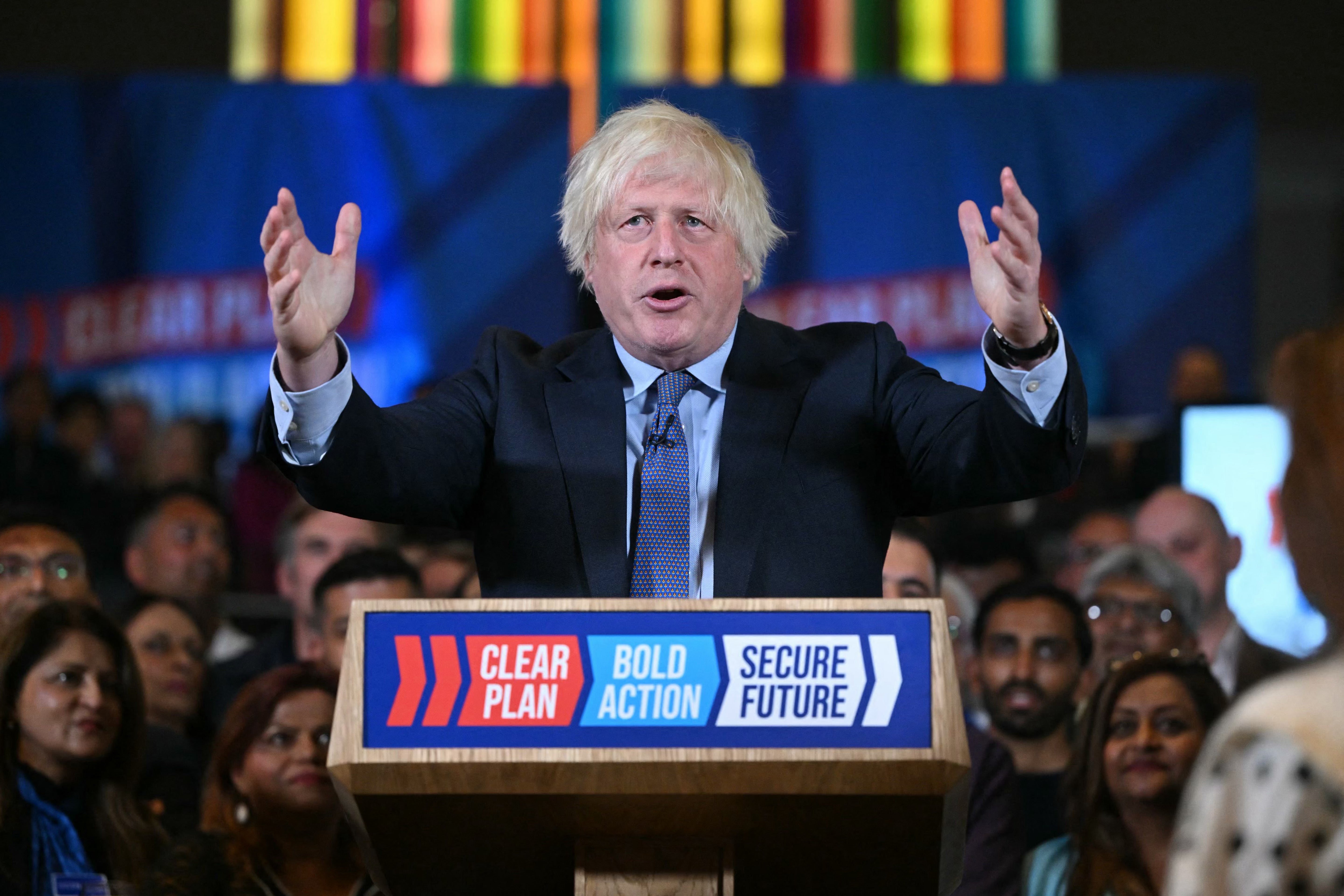 ‘History will judge Boris Johnson as one of the most damaging prime ministers in this country’s history,’ said Reform UK chairman