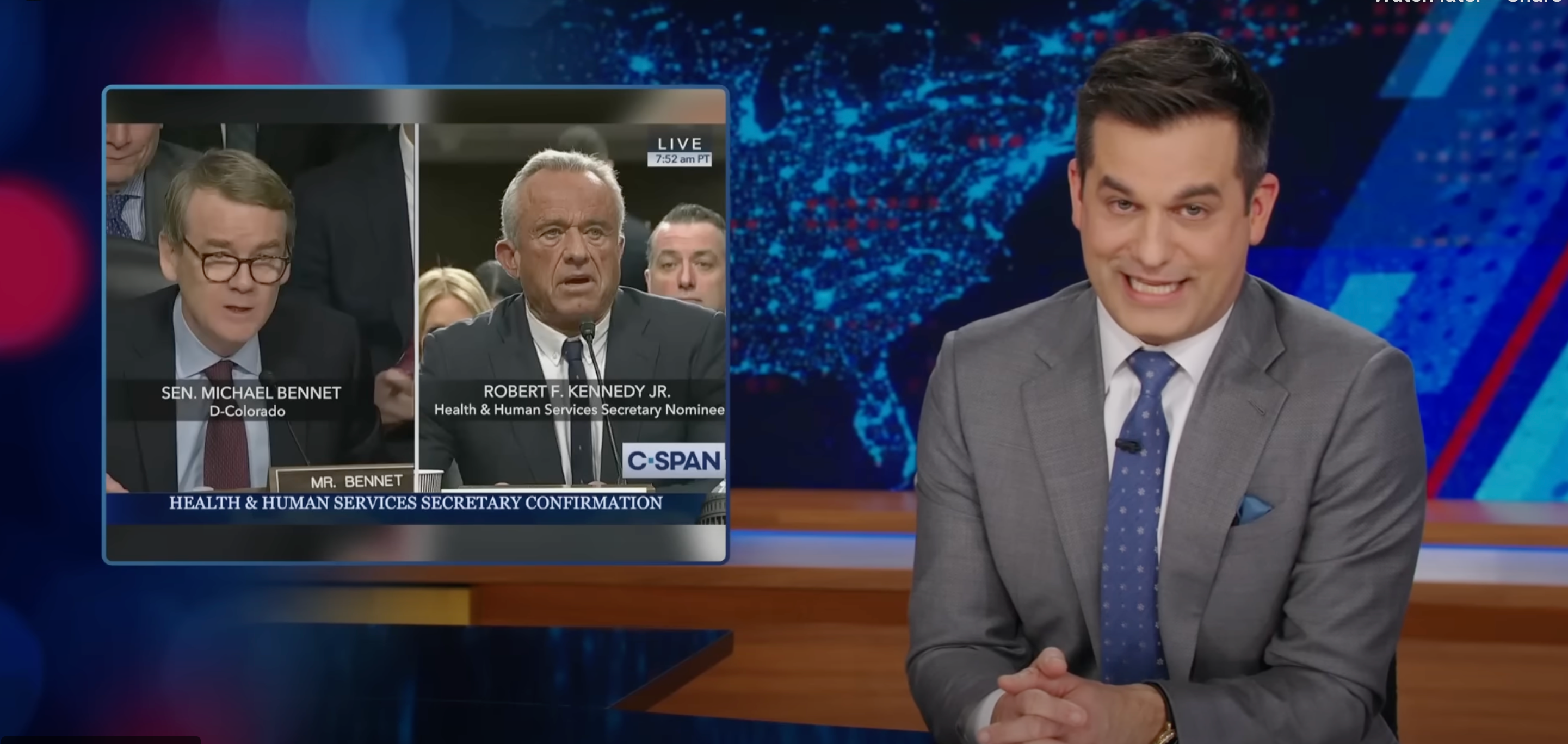 <p>Michael Kosta on The Daily Show</p>