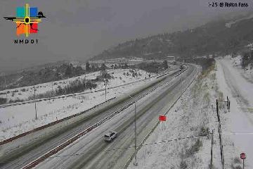 Winter storm conditions plagued roads in northern New Mexico. More snow was expected to fall over the state on Thursday