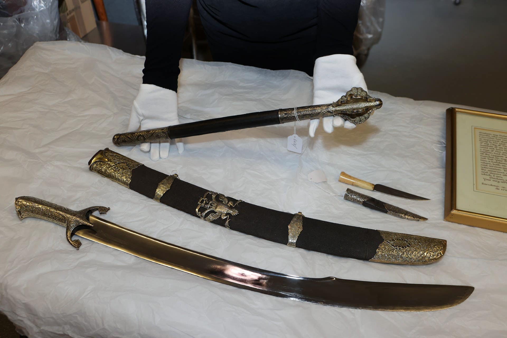 The weapons will go on show in The Orkney Museum (Alistair Amer/Orkney Islands Council/PA)