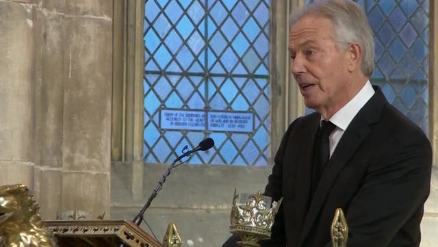 <p>Tony Blair and Gordon Brown pay tribute to 'working class hero' at funeral of John Prescott.</p>