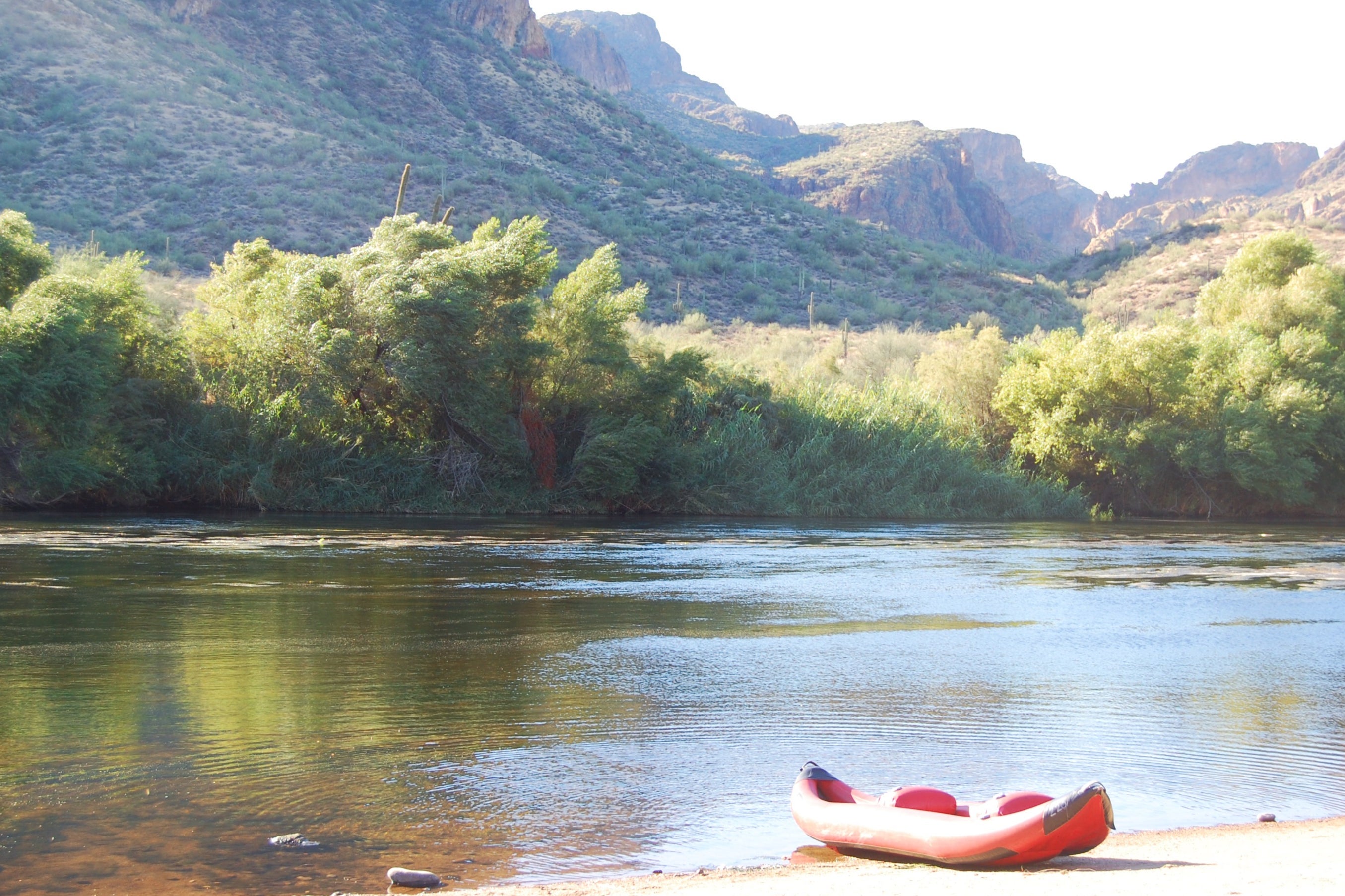 Rest after an adventure down the Salt River