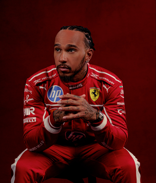 Lewis Hamilton is driving for Ferrari this year