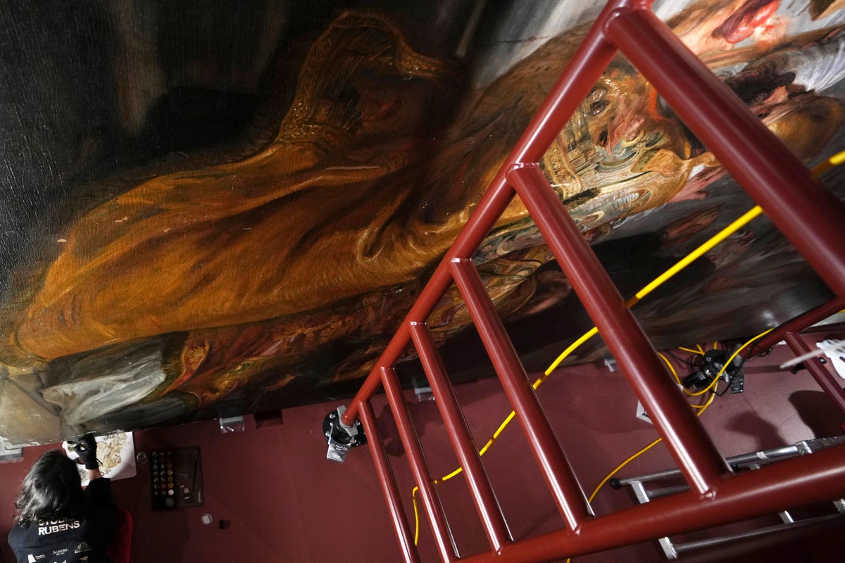 Rubens is a titan of Western art. The task of restoring his paintings is equally gigantic