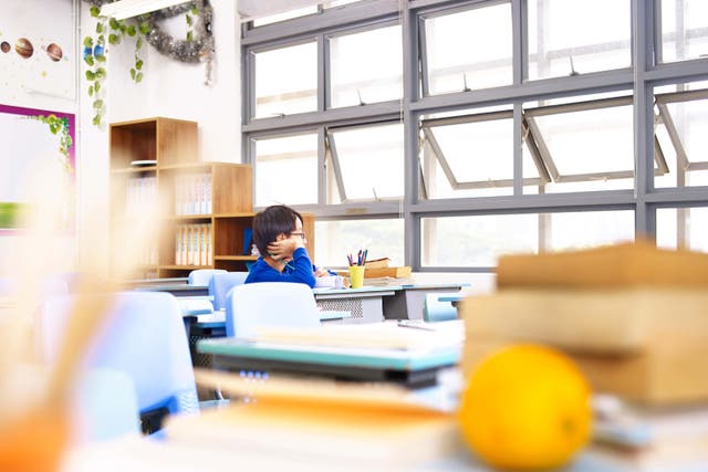 Childline service delivered almost 5,000 loneliness-related counselling sessions to children last year (Alamy/PA)