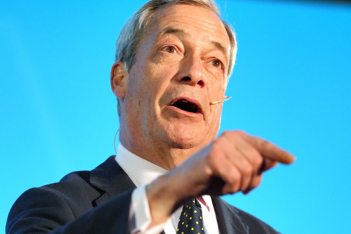 Nigel Farage’s Reform UK pips Labour in voters YouGov poll for first time