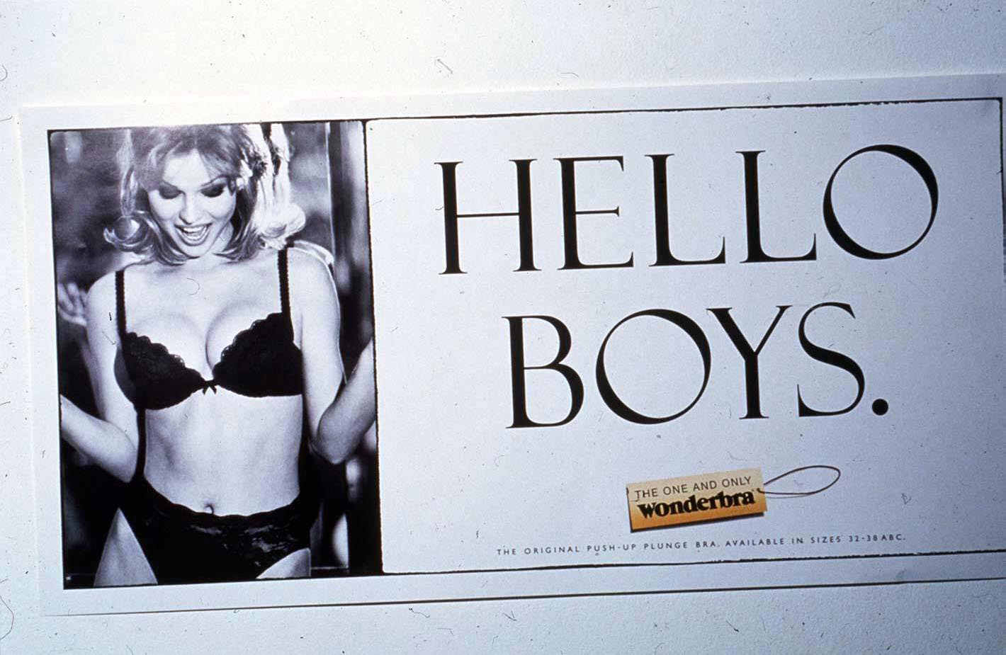 <p>Eva Herzigová, appearing on roadside billboards, sparked carnage among Britons in 1994</p>