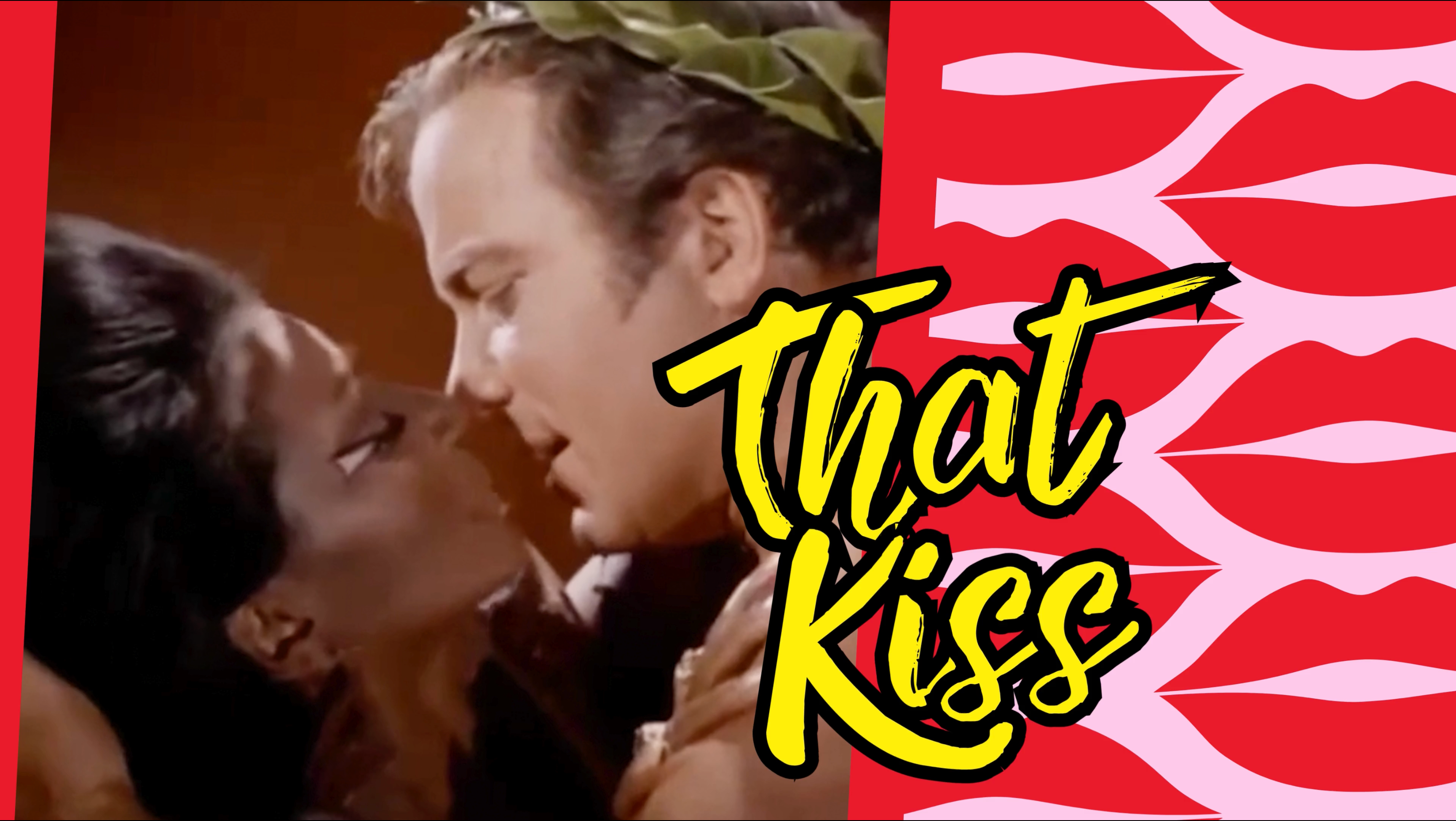 <p>the first mainstream mixed race kiss in America on TV</p>