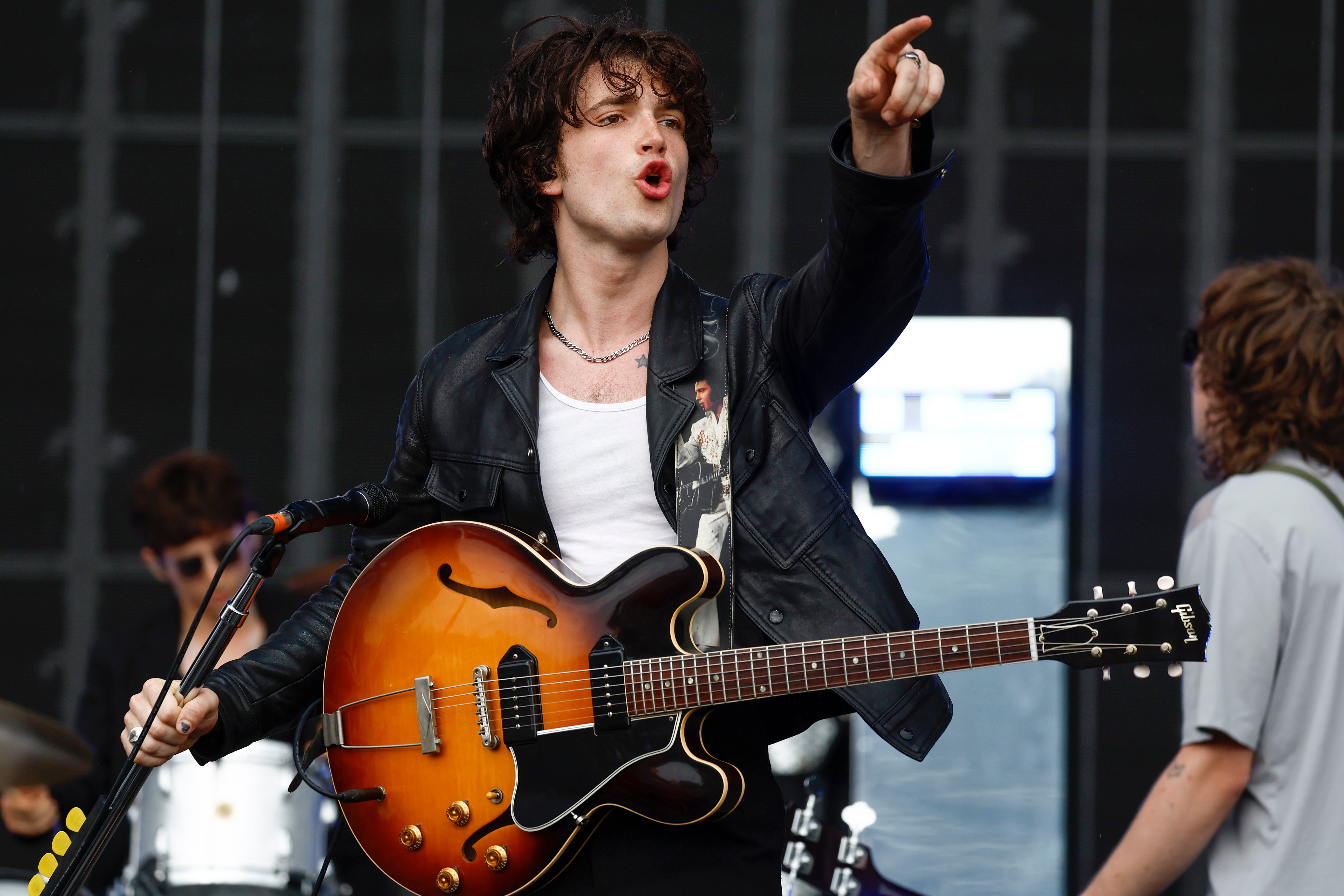 Elijah Hewson, 25, of Inhaler performing at TRNSMT Festival 2023 in Glasgow, Scotland