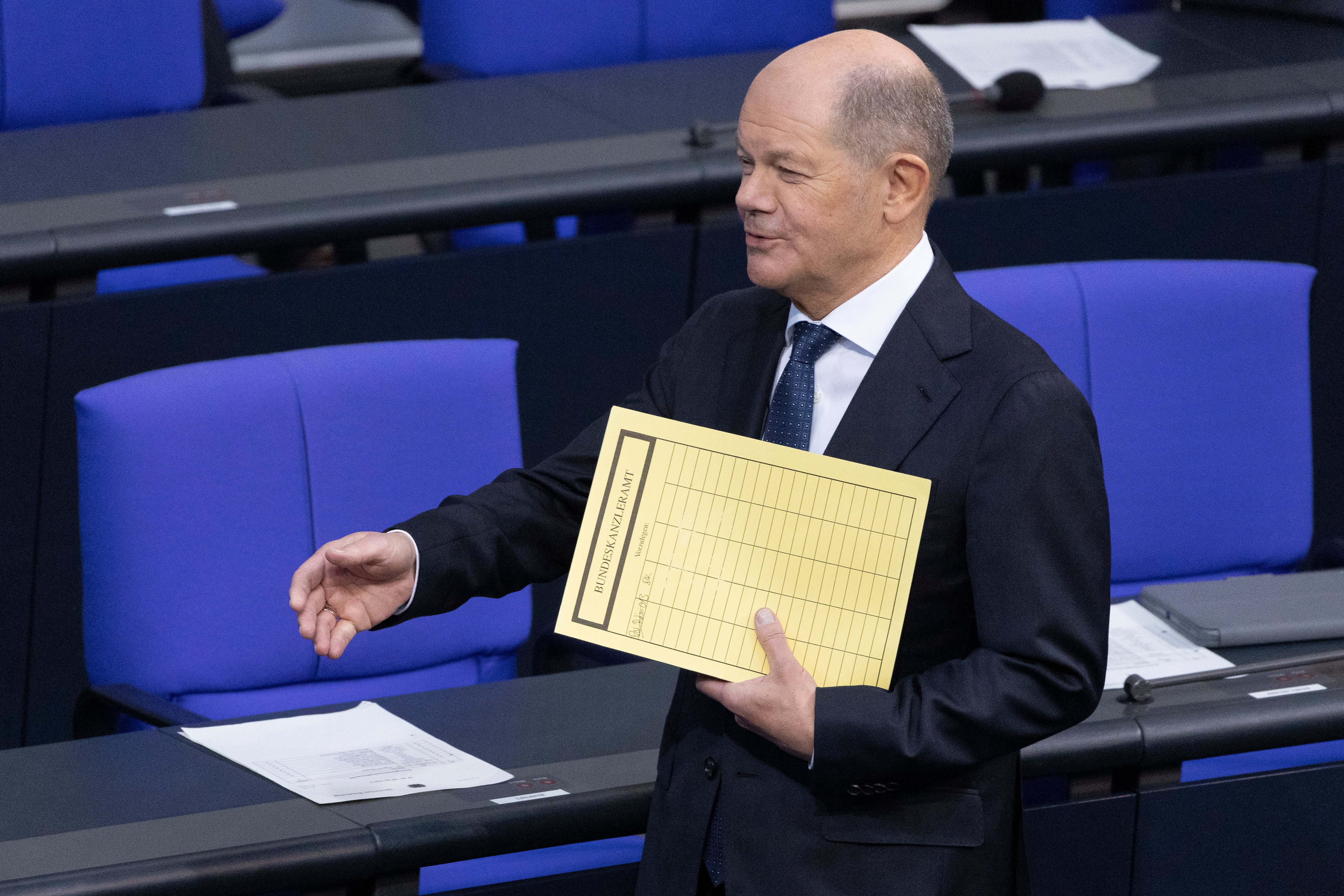 German chancellor Olaf Scholz’s SPD party was accused of trying to block the motion