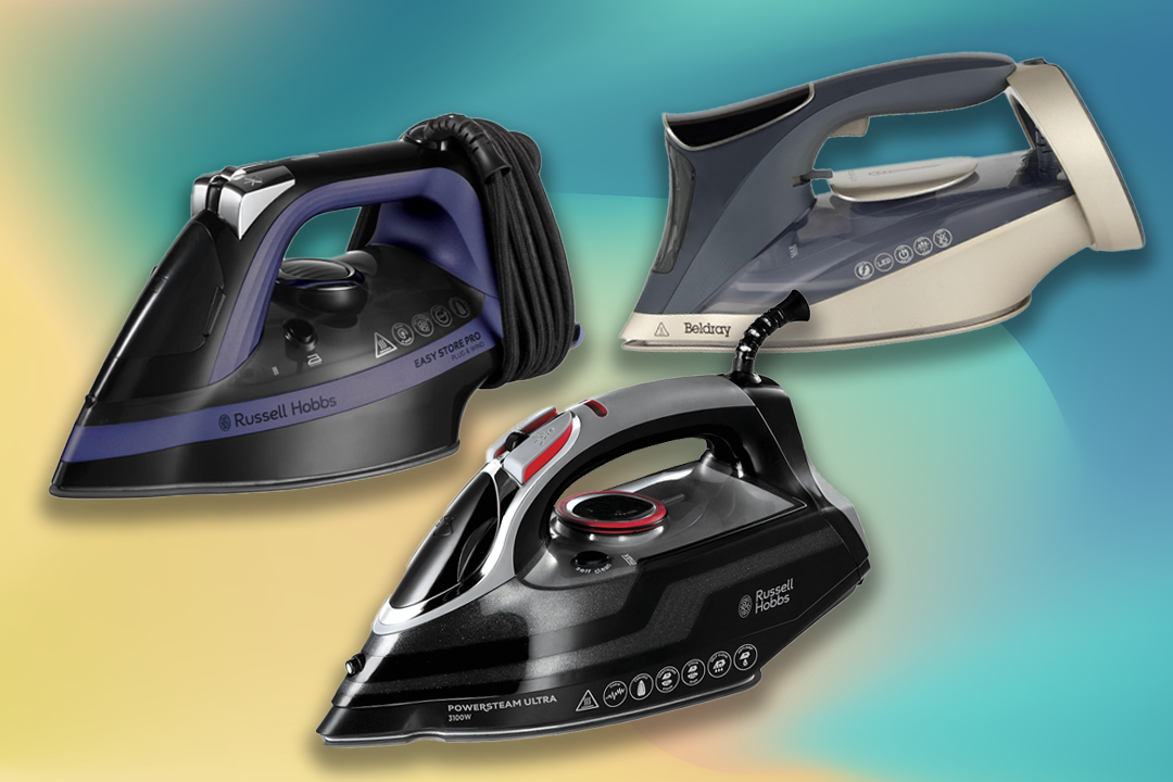 12 best steam irons that make light work of stubborn creases in your clothes