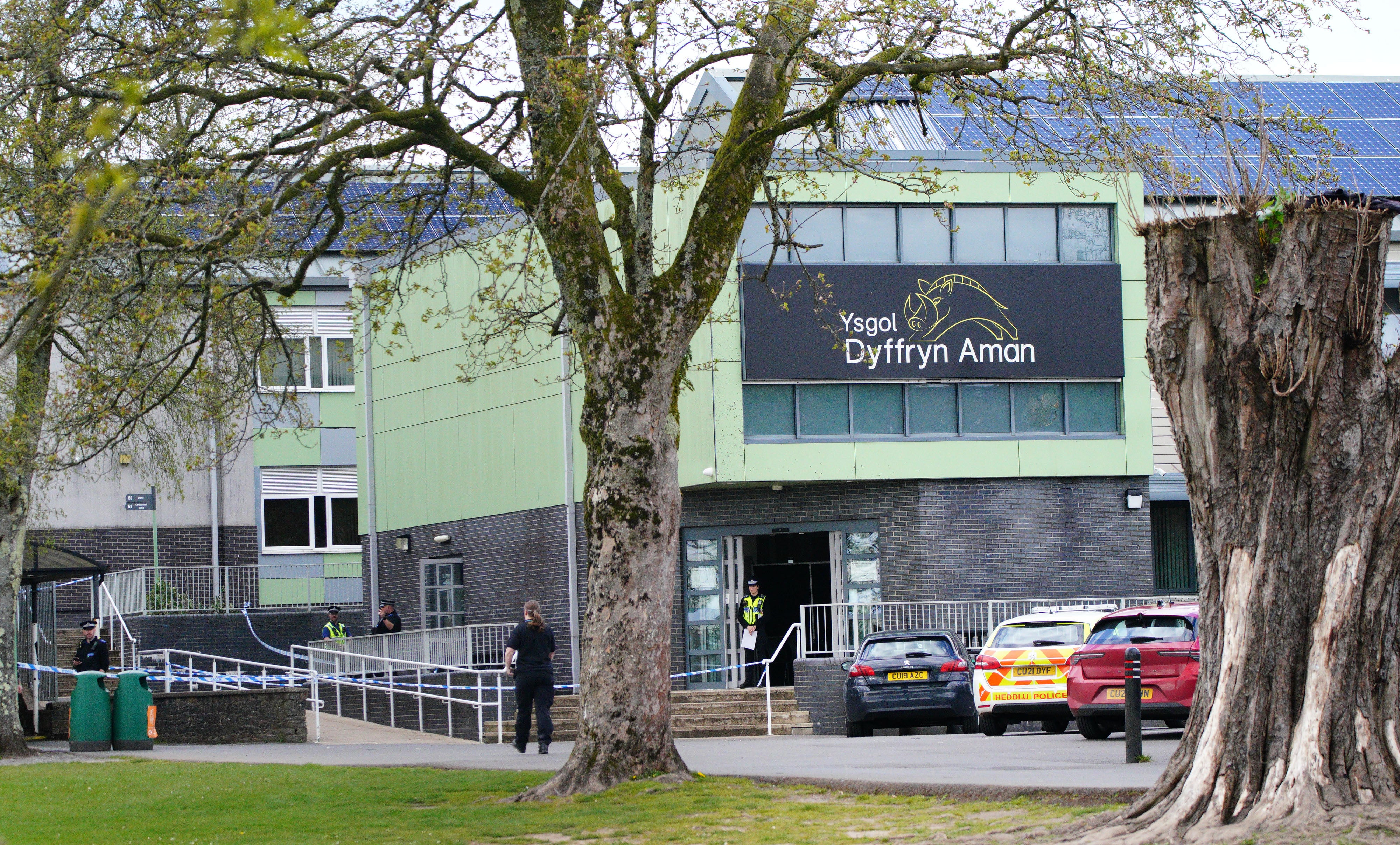 Police for Amman Valley School, Ammanford, Carmethensire