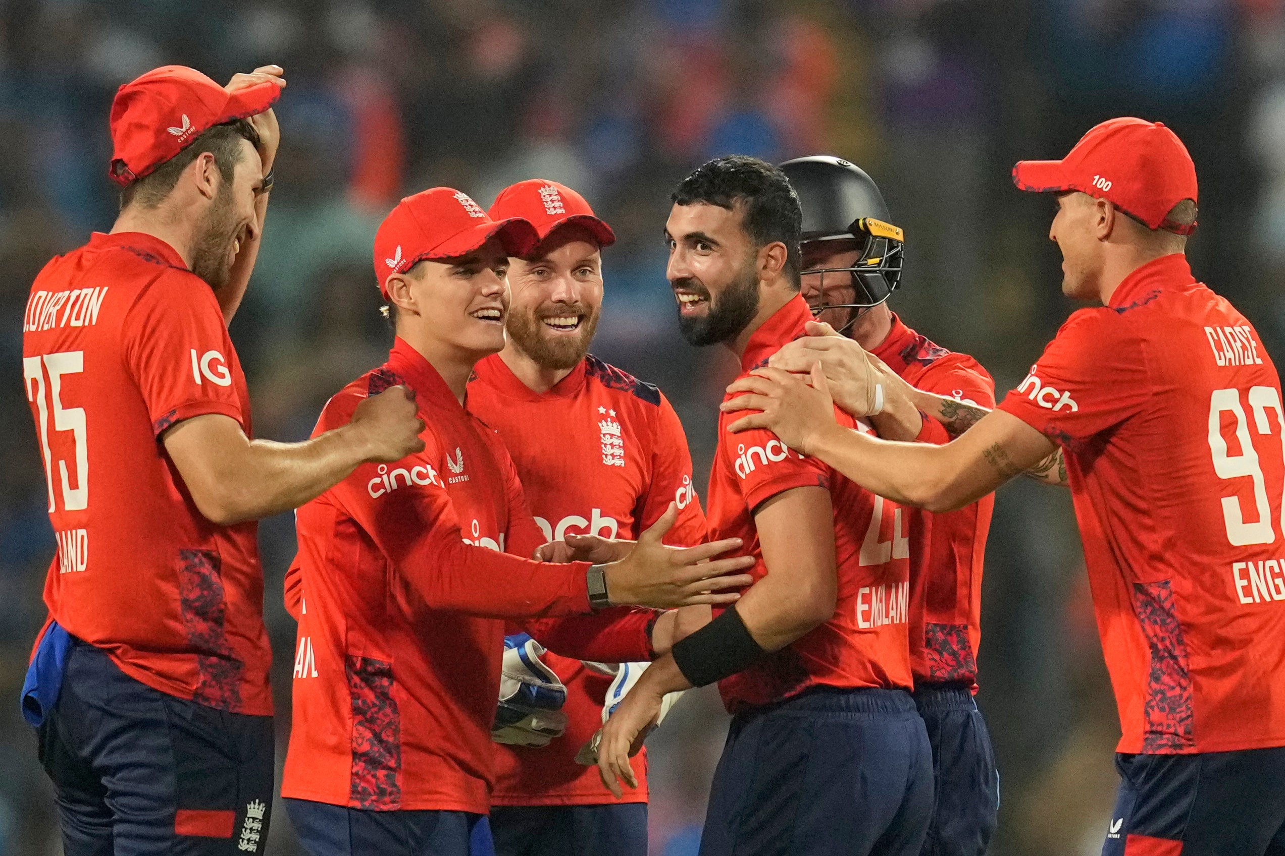 Saqib Mahmood was England’s best bowler