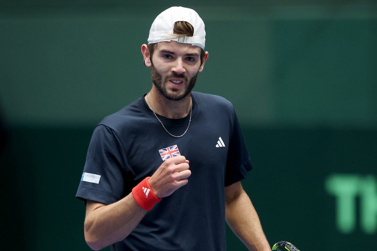 Jacob Fearnley shines on Davis Cup debut as Great Britain level Japan tie Jacob Fearnley shines on Davis Cup debut as Great Britain level Japan tie