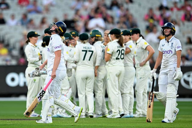 England suffered a demoralising 16-0 whitewash (James Ross/AP)