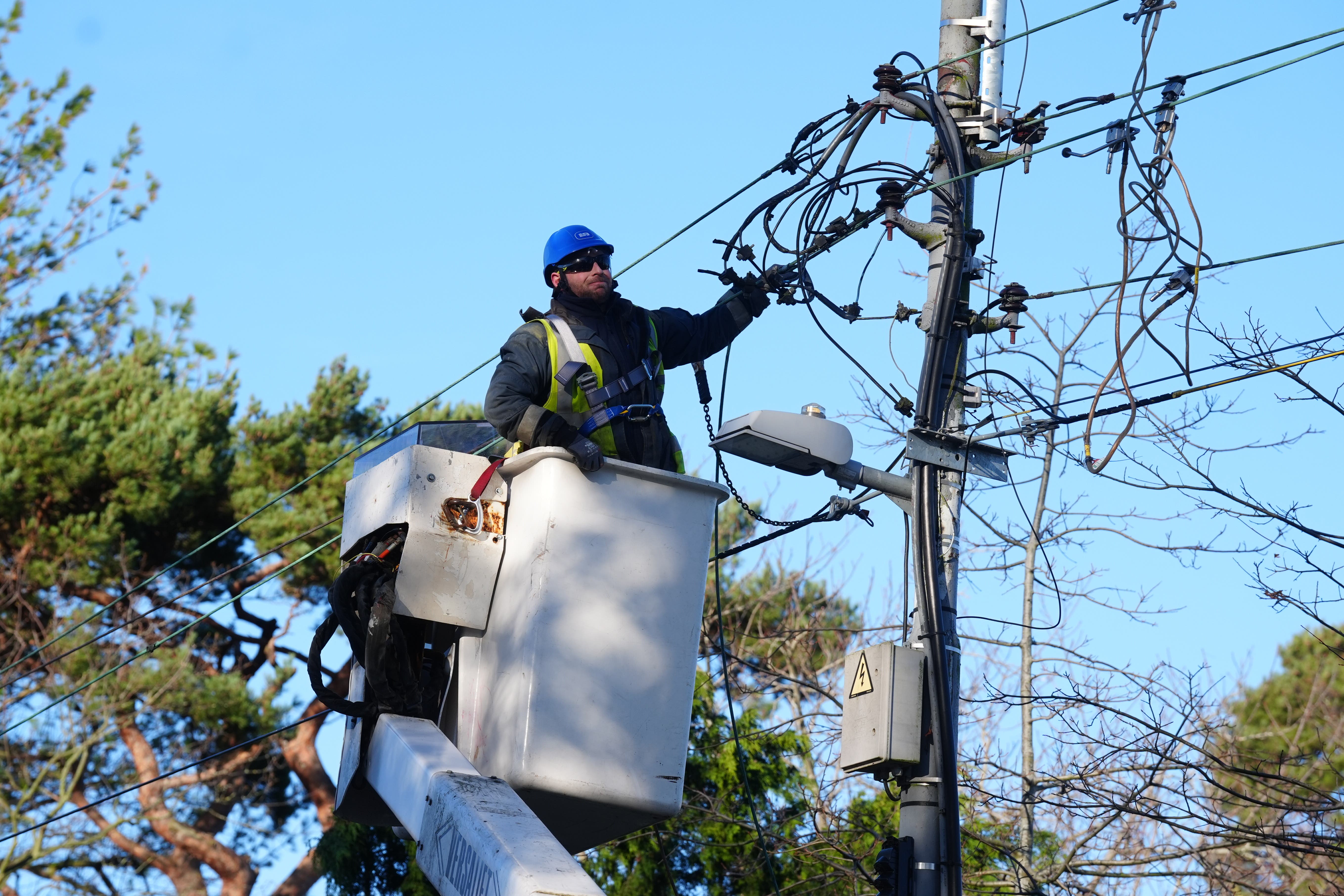 Thousands of customers are still without power after Storm Eowyn (Brian Lawless/PA)
