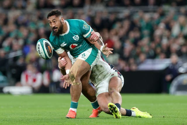 <p>Bundee Aki looks set to miss the Six Nations opener</p>