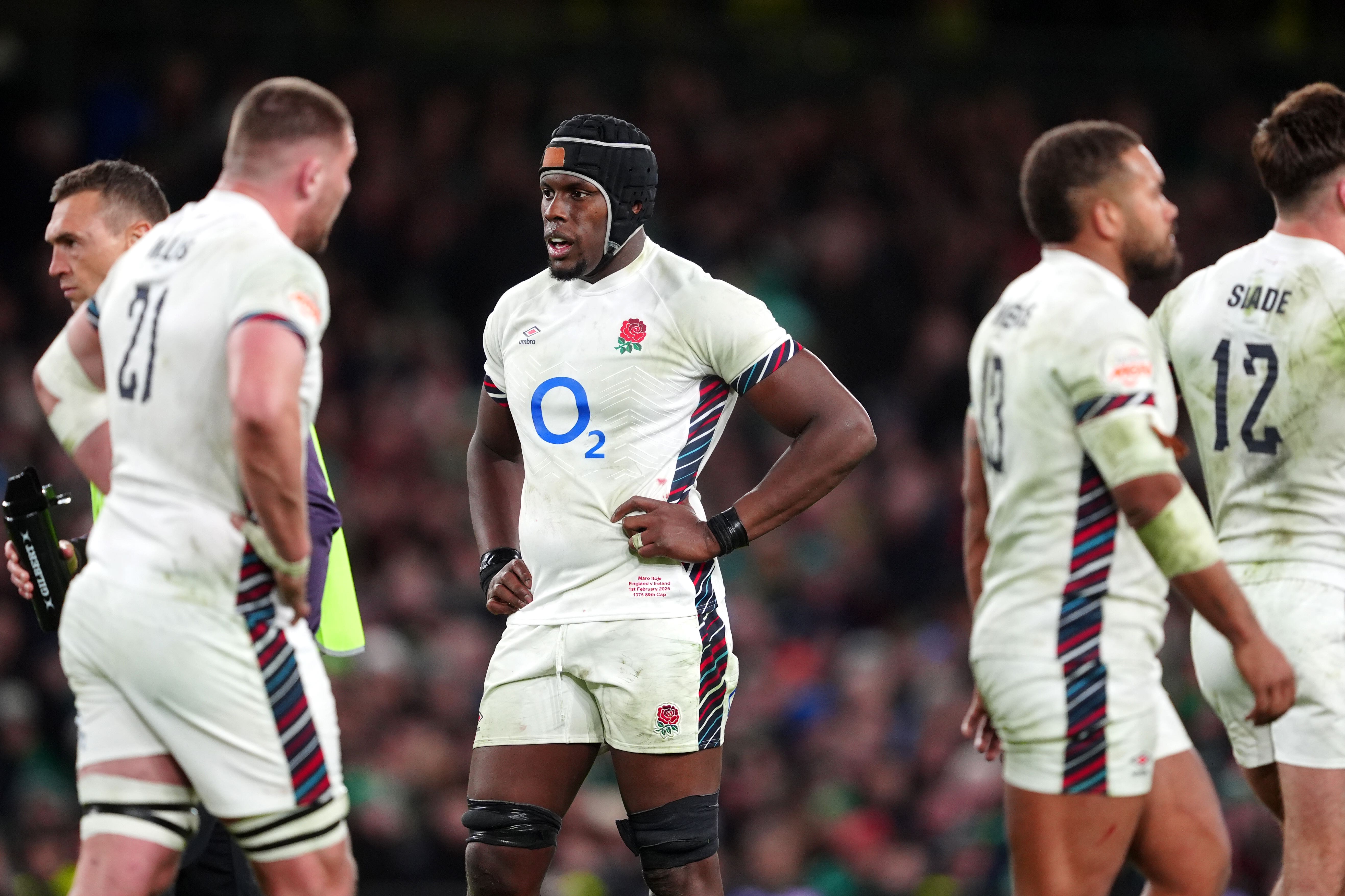 England were unable to hold on to their lead in Dublin