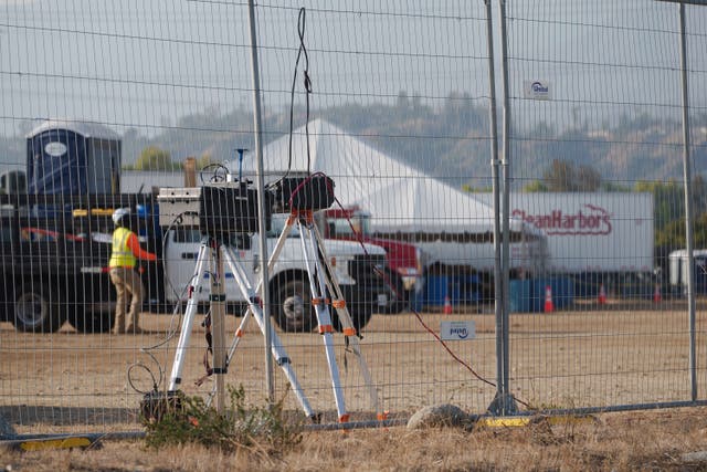 California Wildfires Waste Site