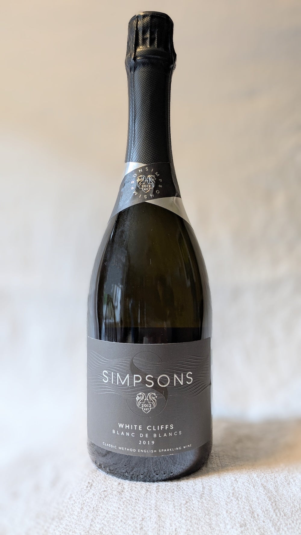 Simpsons White Cliffs Sparkling, Blanc de Blancs, England, 2019