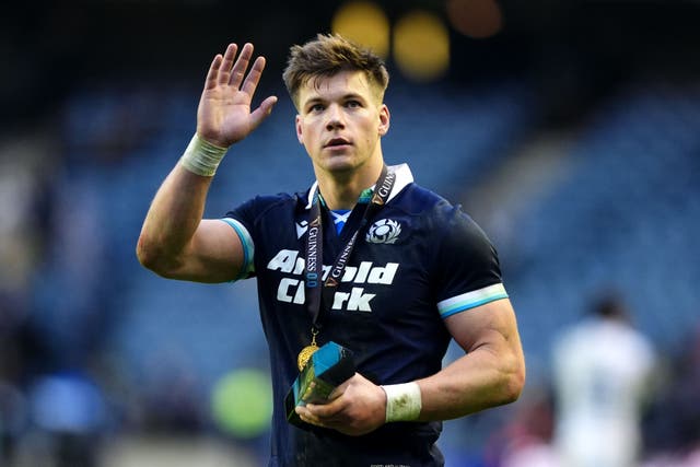 Huw Jones scored a hat-trick against Italy on Saturday (Andrew Milligan/PA)