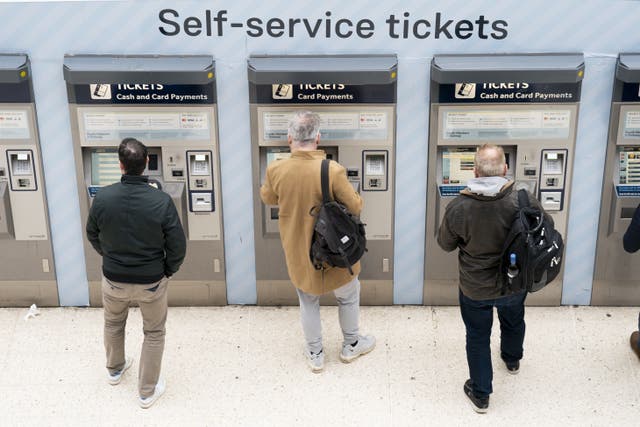 Campaigners are calling for price caps on long-distance train tickets (Kirsty O’Connor/PA)