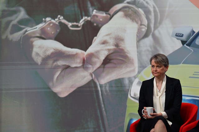 Yvette Cooper said the National Crime Agency wants further powers to tackle online child sexual abuse (Jeff Overs/BBC/PA)
