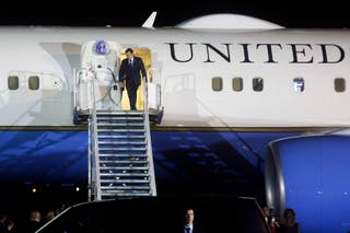Secretary of State Marco Rubio arrives in Panama City