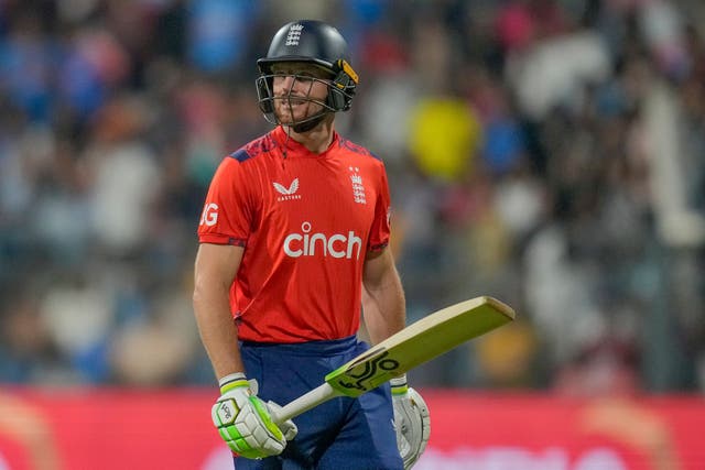 England captain Jos Buttler admitted he was fearful of a heavier defeat against India(Rafiq Maqbool/AP)