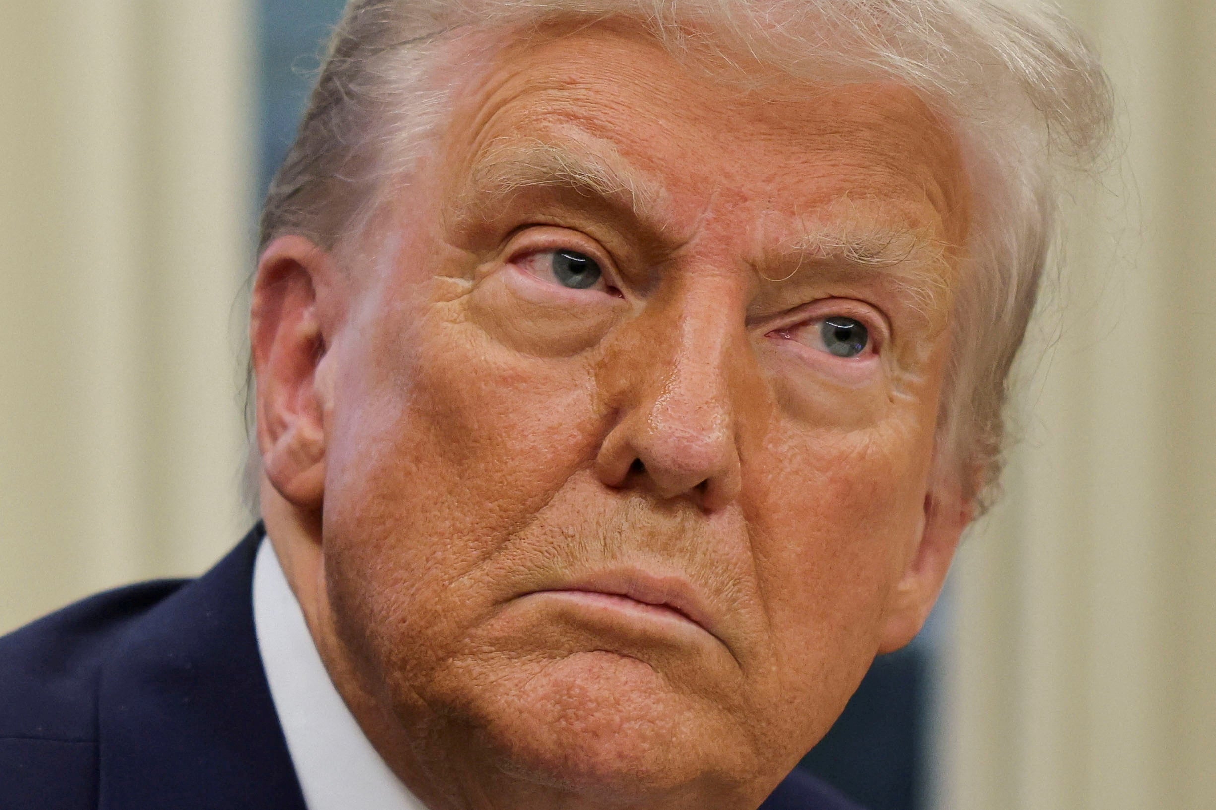 Donald Trump hinted the UK could be spared punishing tariffs