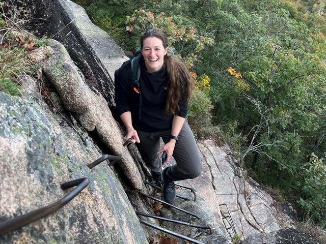 <p>US Army captain Rebecca Lobach</p>