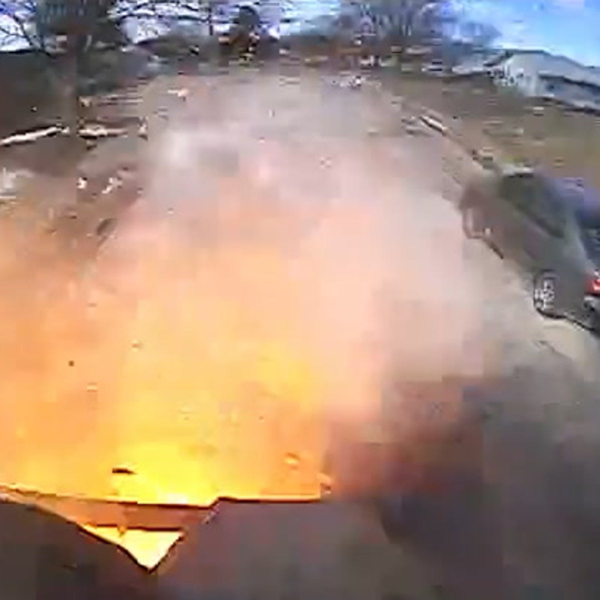 Liquid Oxygen Tank Explosion