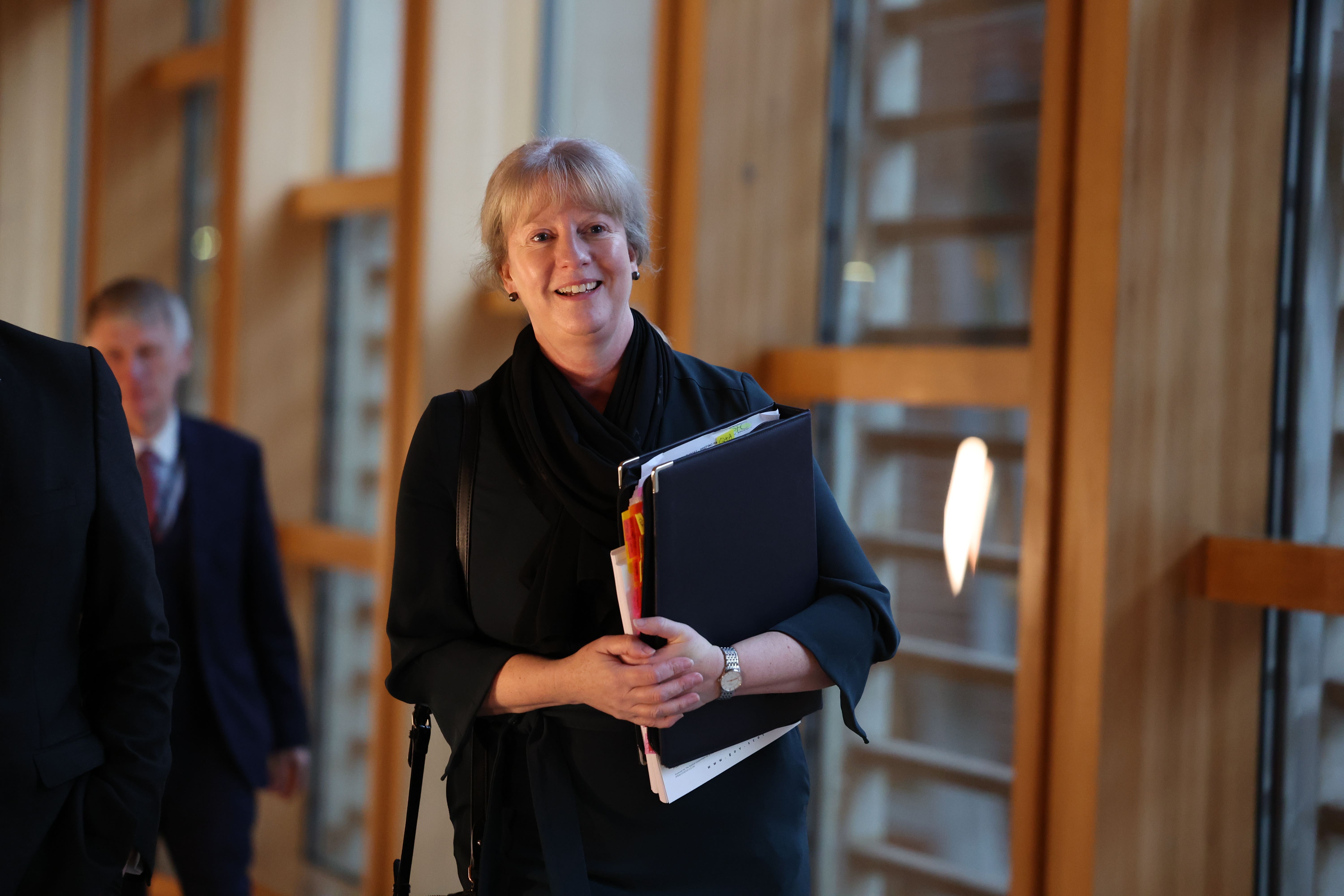 Finance Secretary Shona Robison said the budget will provide record funding for the health service (Robert Perry/PA)