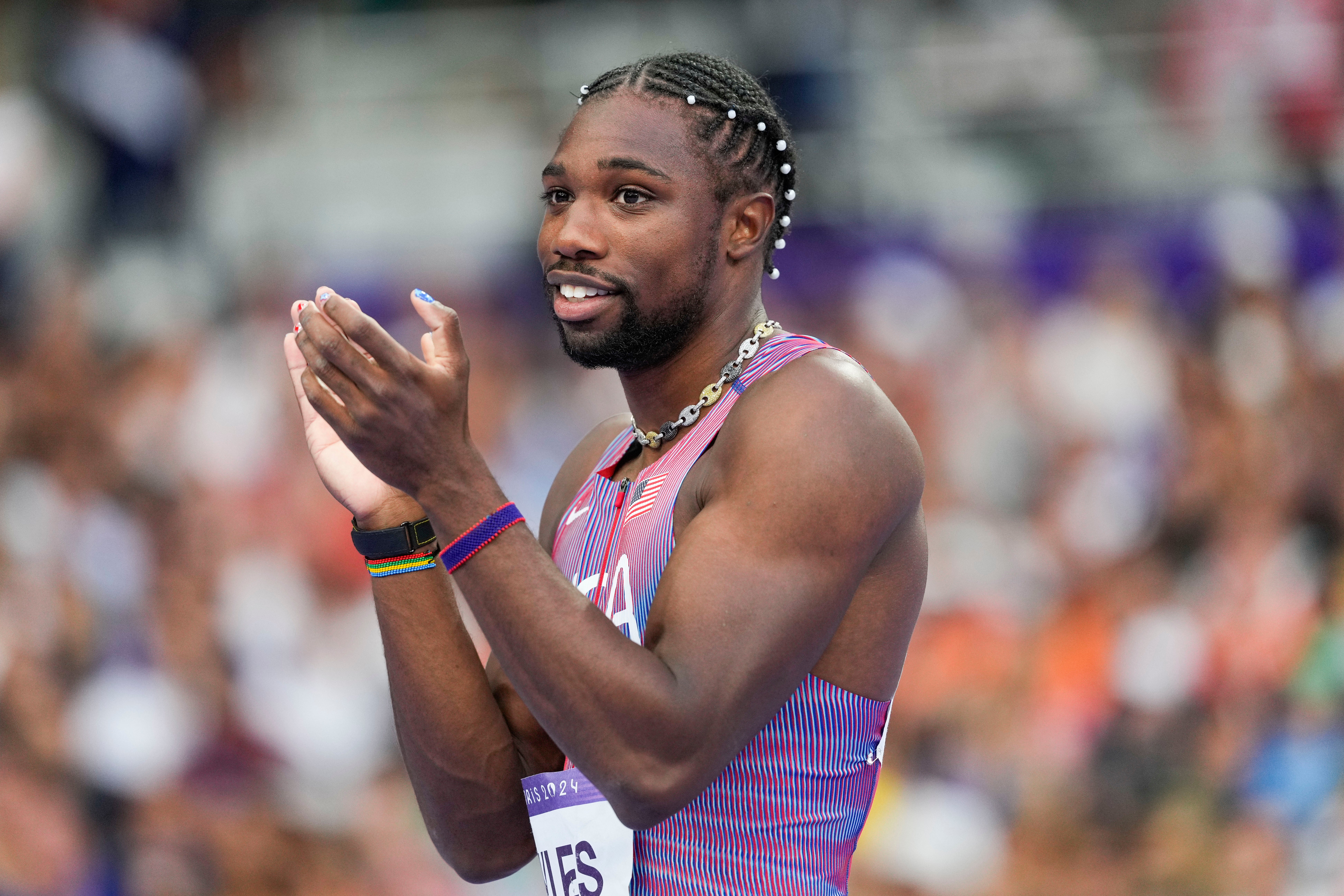 <p>Noah Lyles has agreed to a sprint showdown with NFL star Tyreek Hill</p>