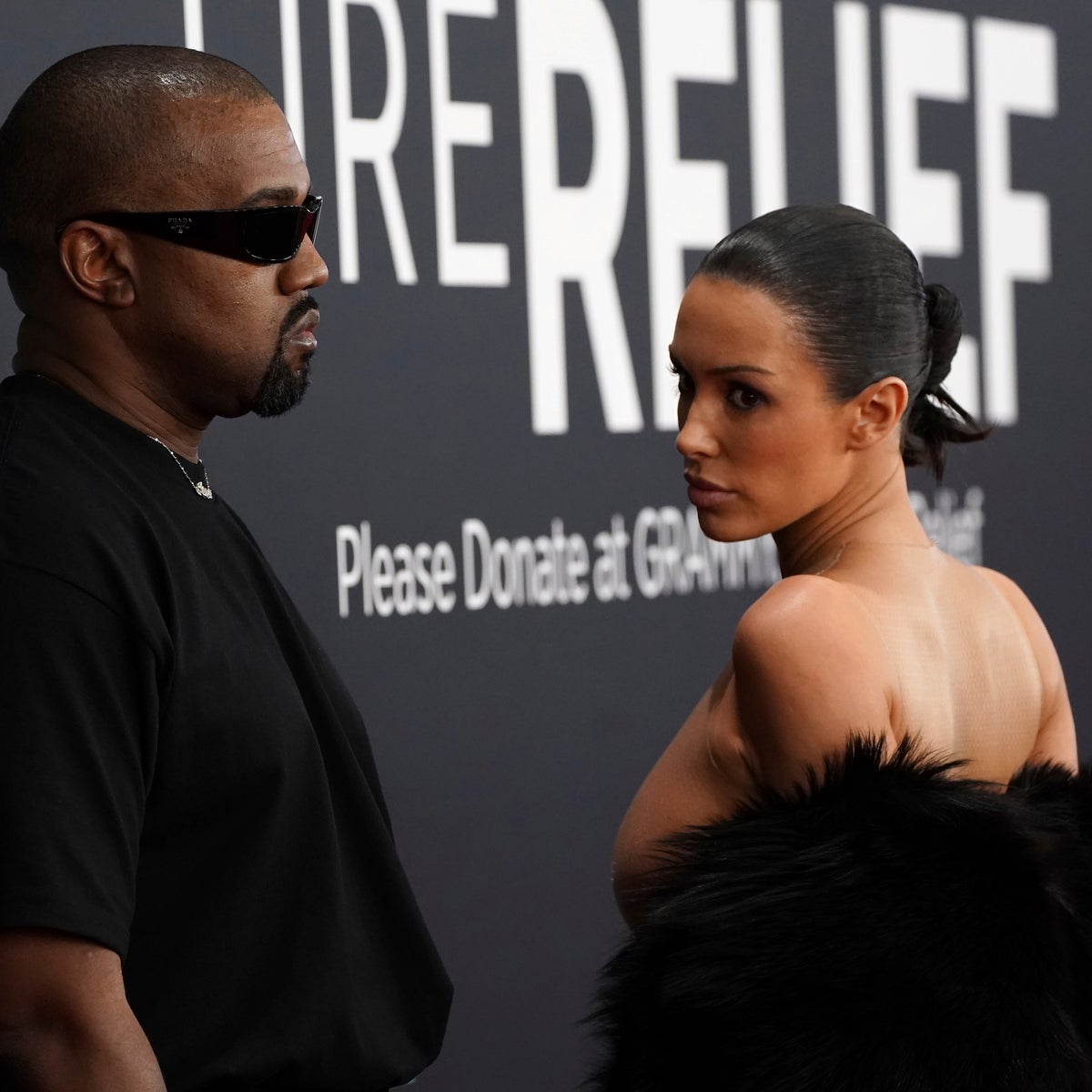 Kanye West claims he and Bianca Censori 'beat the Grammys' with red carpet uproar | The Independent Kanye West claims he and Bianca Censori 'beat the Grammys' with red carpet uproar | The Independent