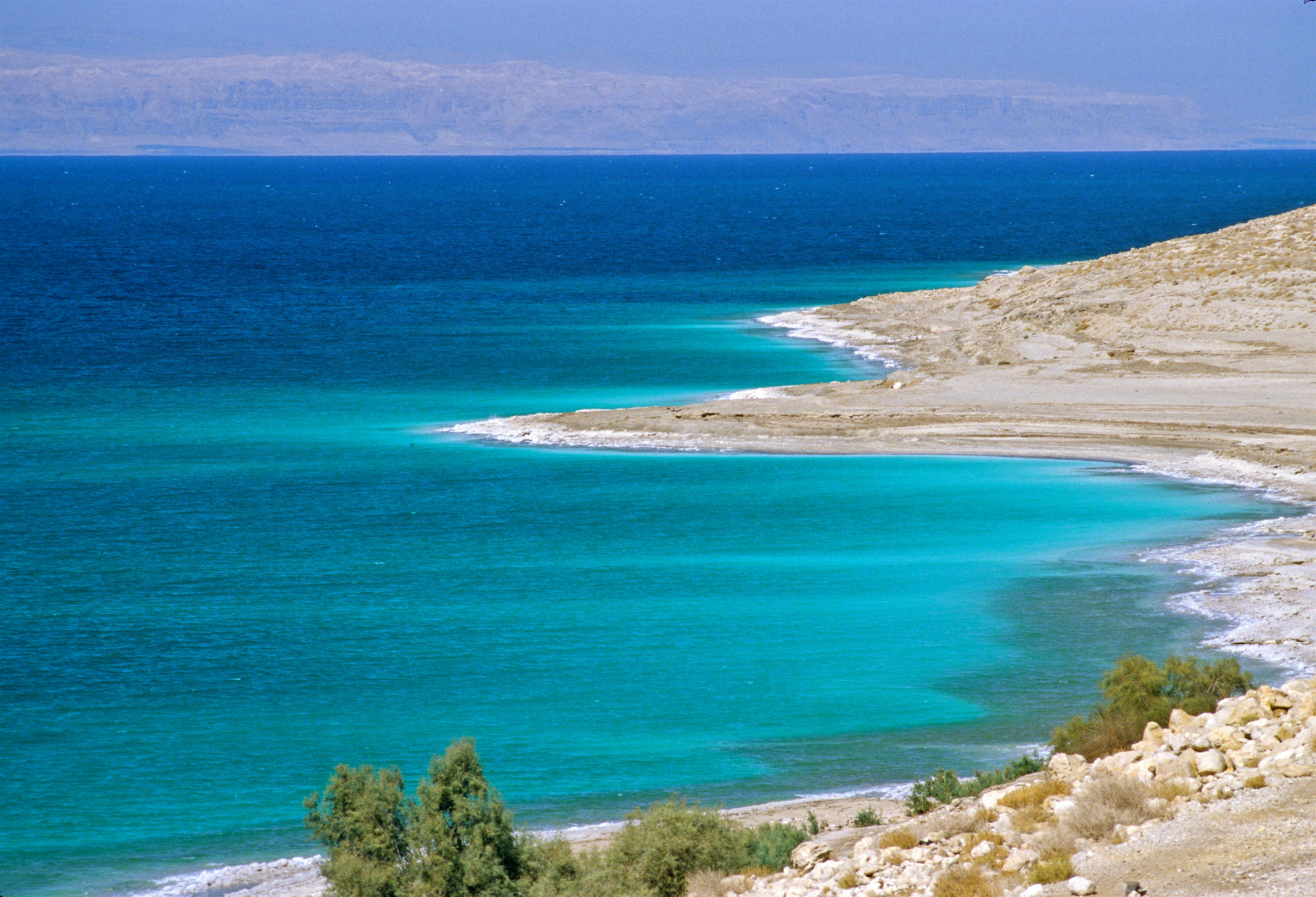 The lowest point on earth, the Dead Sea