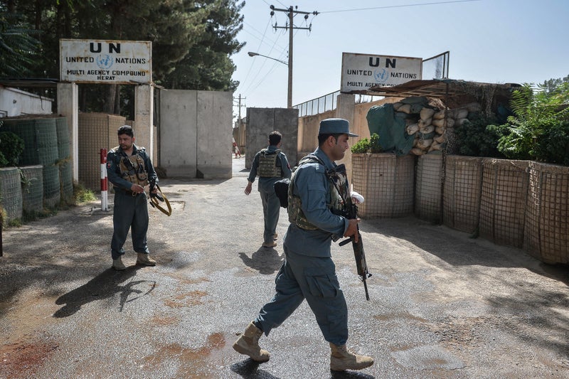 Taliban security guard killed in firing at UN compound in Kabul