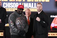 Chisora vs Wallin start time, undercard and how to watch fight