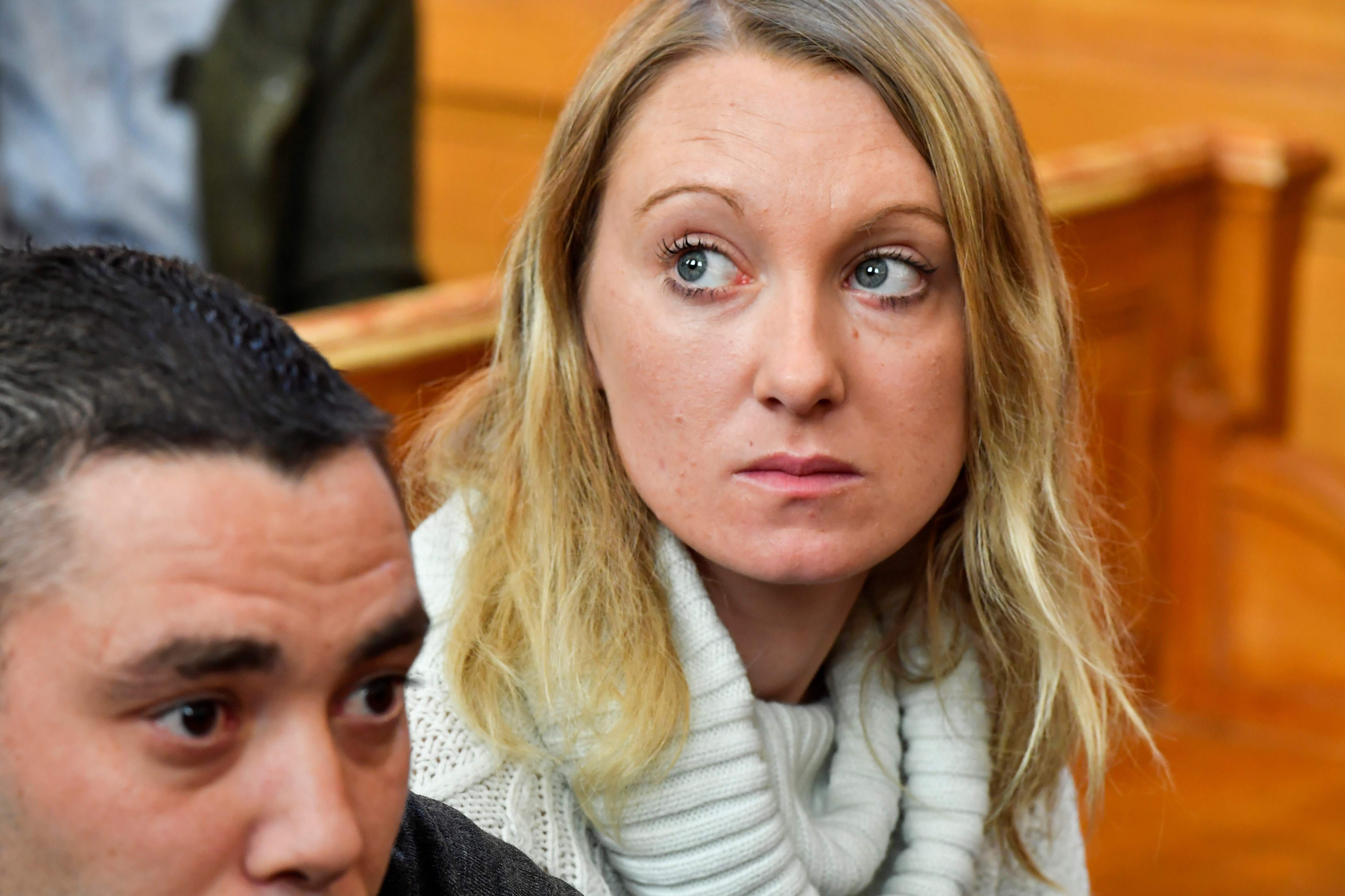 Laura and Jerome the parents of the little girl who sparked the case attend the opening of French surgeon Joel Le Scouarnec's trial