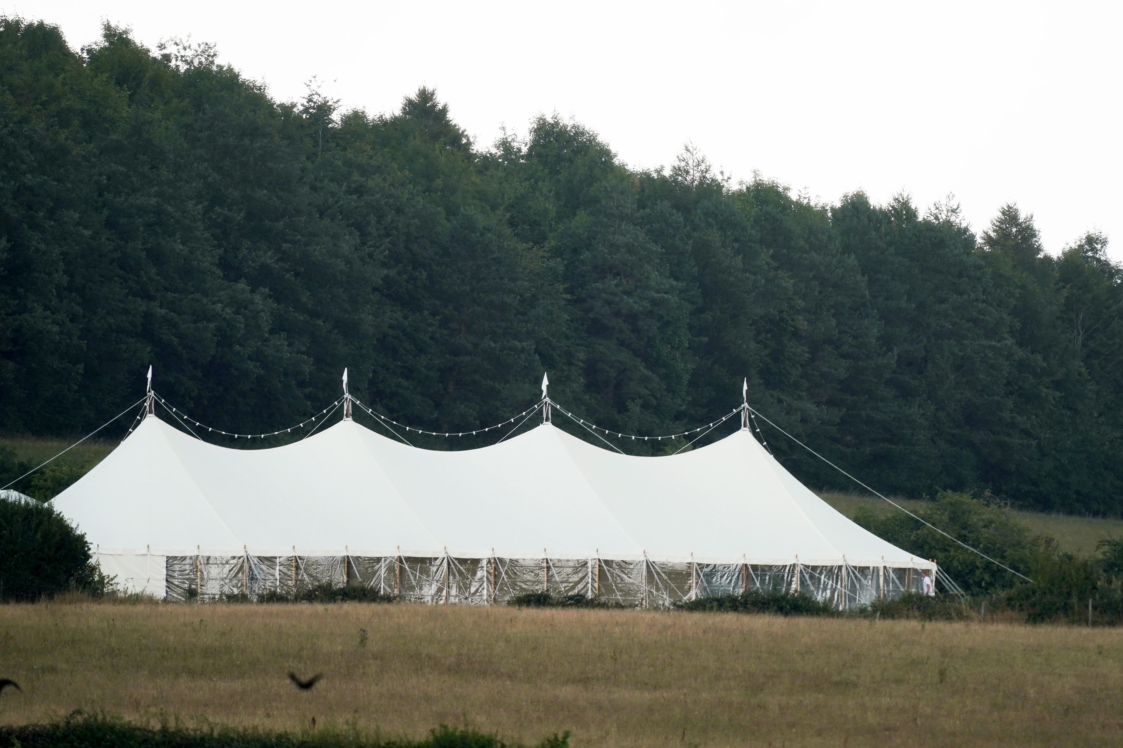 A man has denied having items with intent to damage property at Boris Johnson’s wedding party venue in Gloucestershire in July 2022 (Steve Parsons/PA)