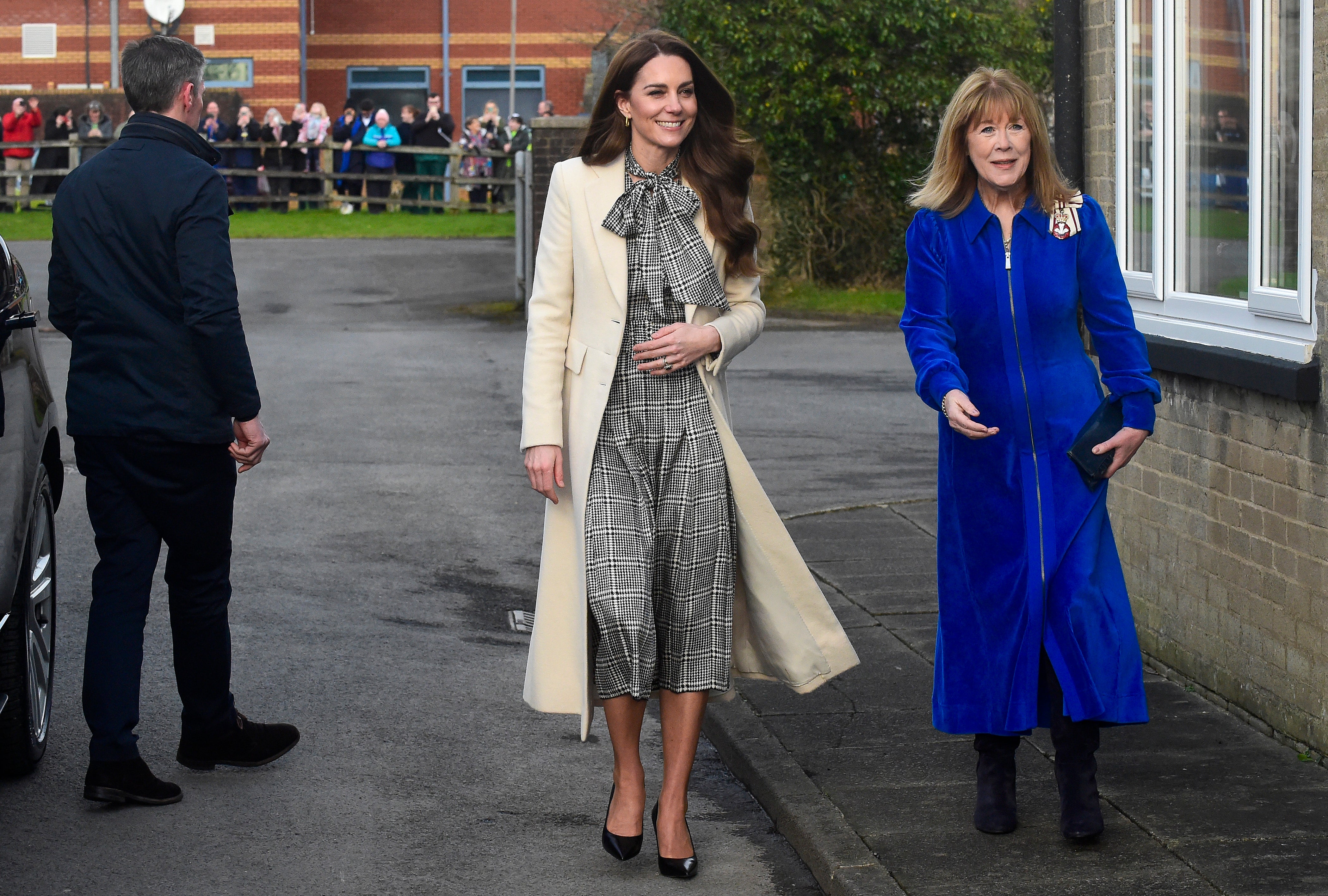 The princess during a visit to Ammanford, Wales, last month