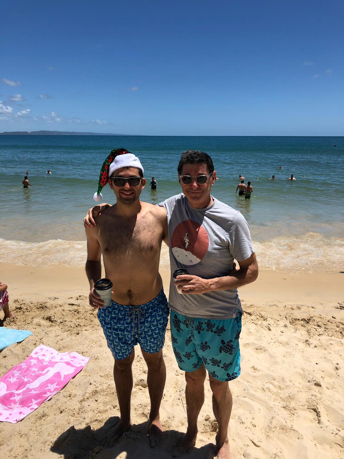 Christmas on the beach in Australia