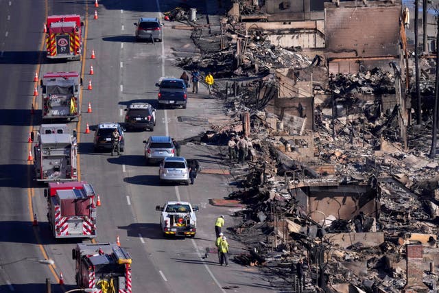 <p>The Pacific Coast Highway near Malibu has reopened a month after deadly wildfires tore through the Los Angeles area</p>
