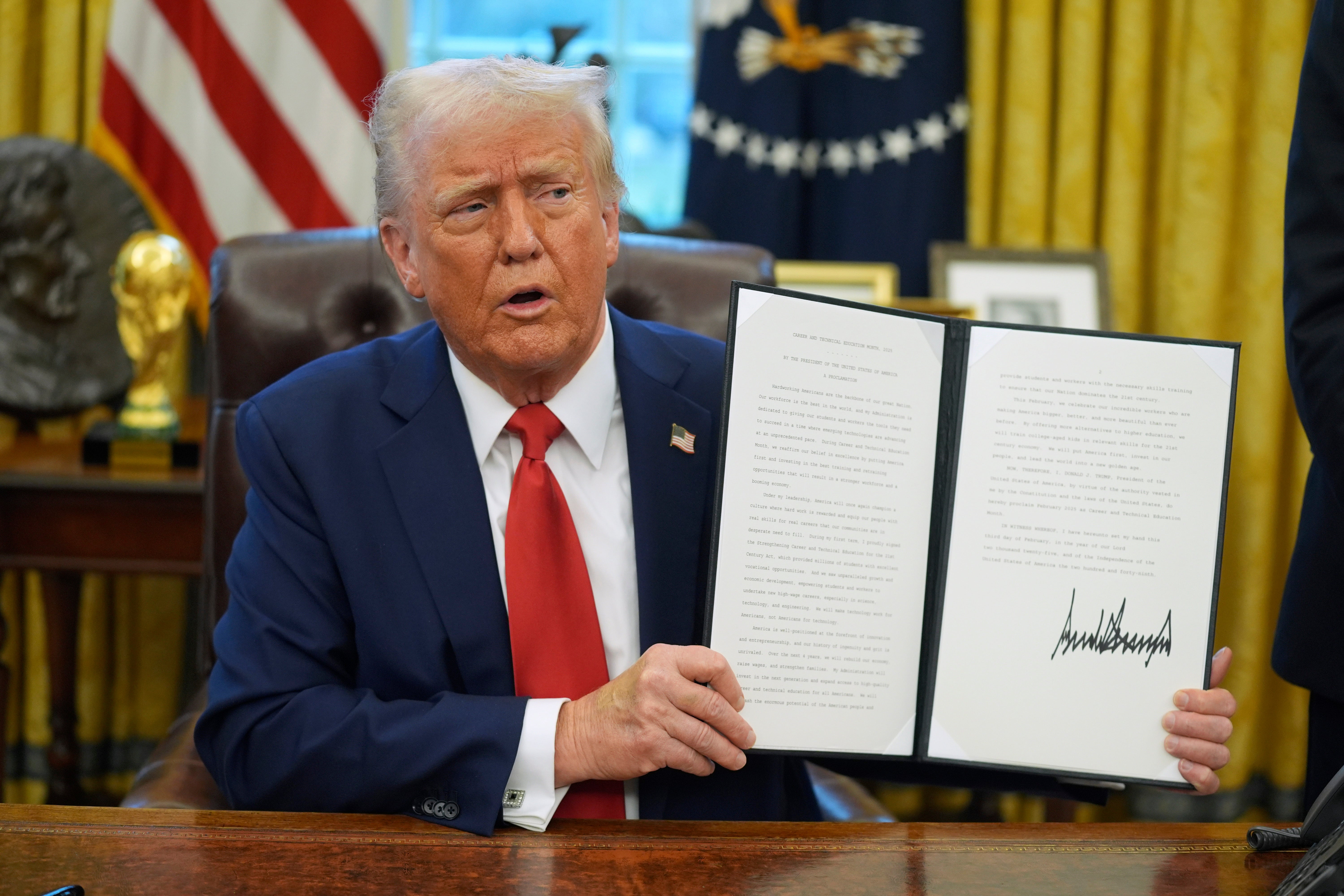 <p>As part of his trade tariffs crackdown, President Donald Trump is ending a loophole that benefited online retailers</p>