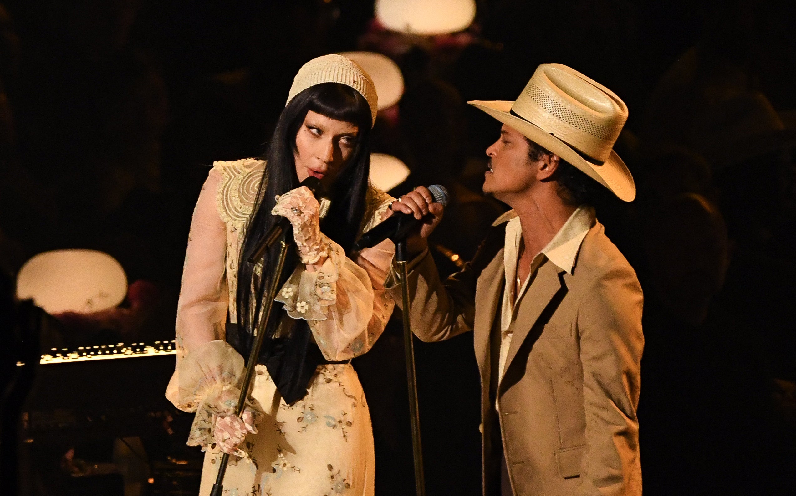 Lady Gaga and Bruno Mars sang ‘California Dreamin’’