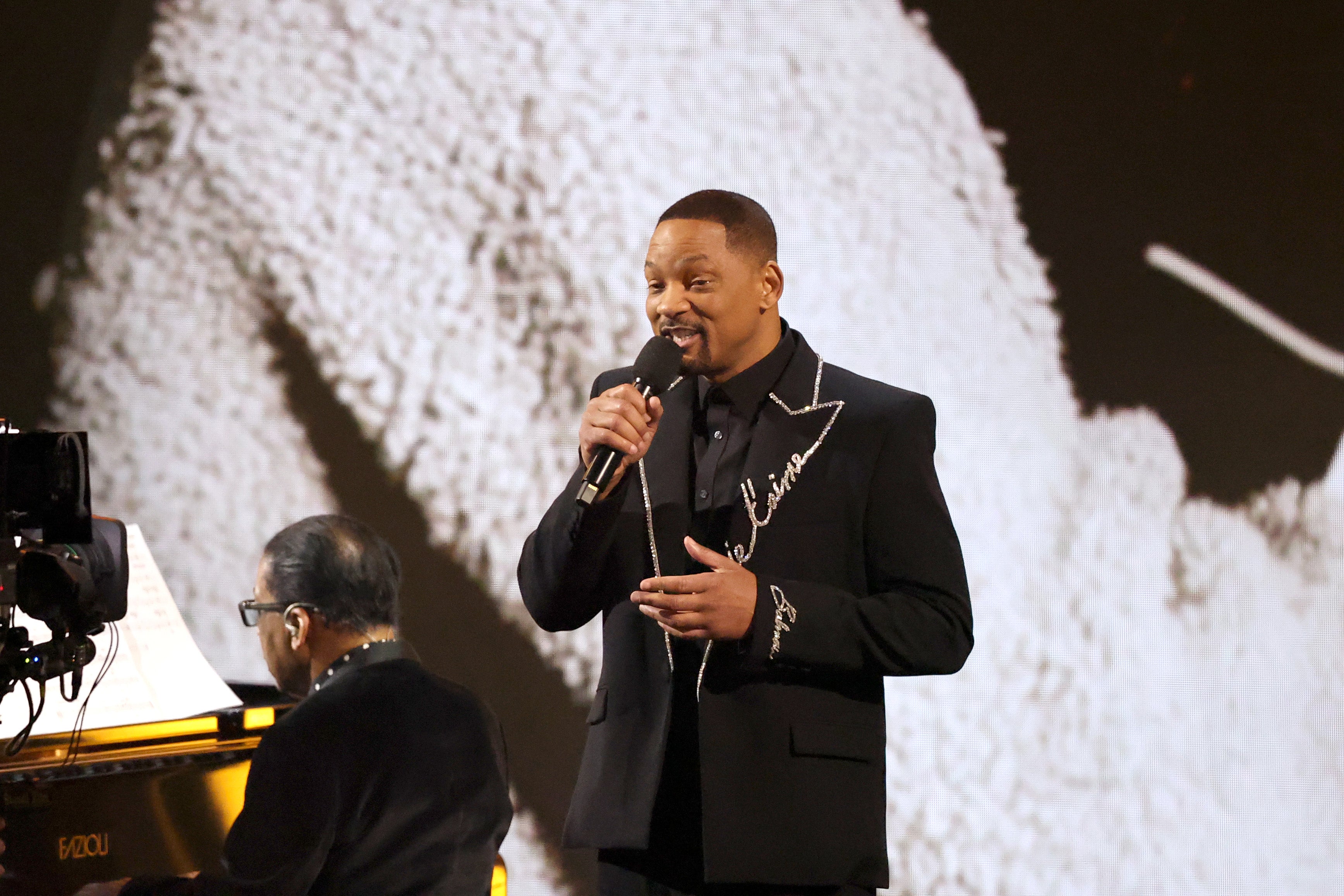 Will Smith introduced a Quincy Jones tribute with Herbie Hancock on the piano