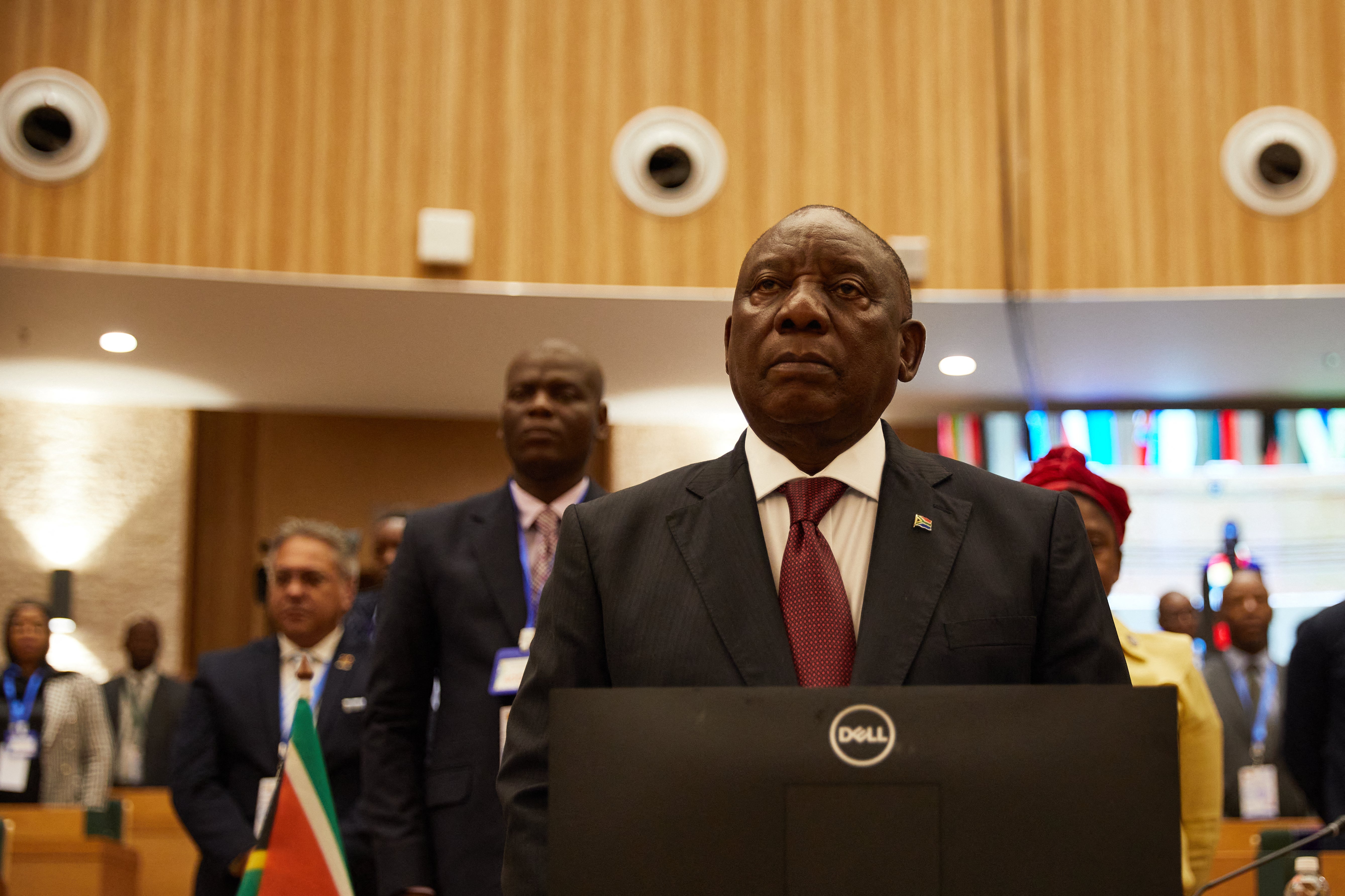 South African president Cyril Ramaphosa introduced the land-seizure law in January