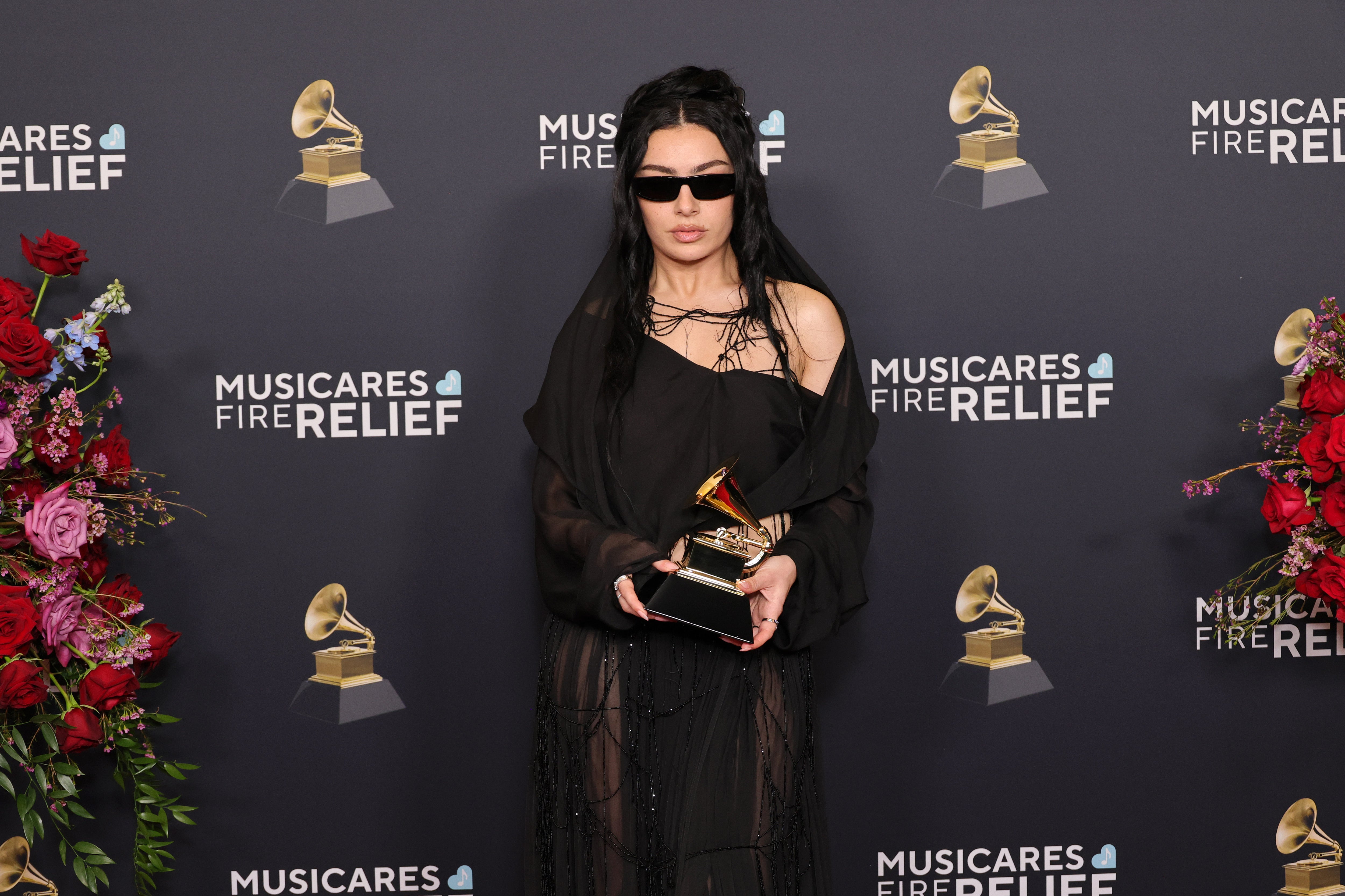 Charli XCX at the Grammy Awards