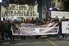 A Russia-like crackdown has jailed dozens in Georgia, with human rights groups sounding the alarm