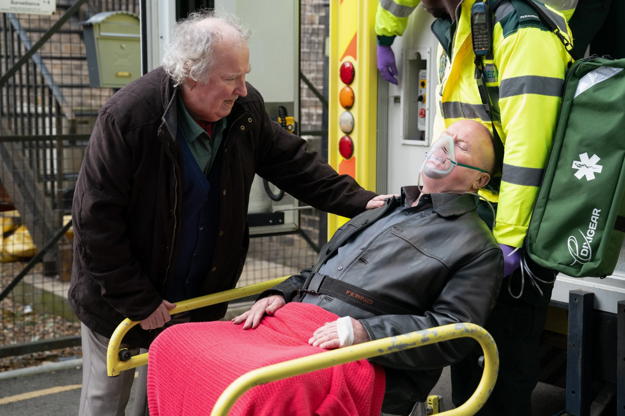 Phil Mitchell is taken to hospital in ‘EastEnders’